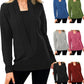 2023 NEW Women's Solid Color Pullover Cropped Knitted Jumpers-17