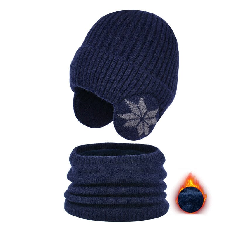 Winter Beanie Hat Scarf Sets Warm Knit Hat-17