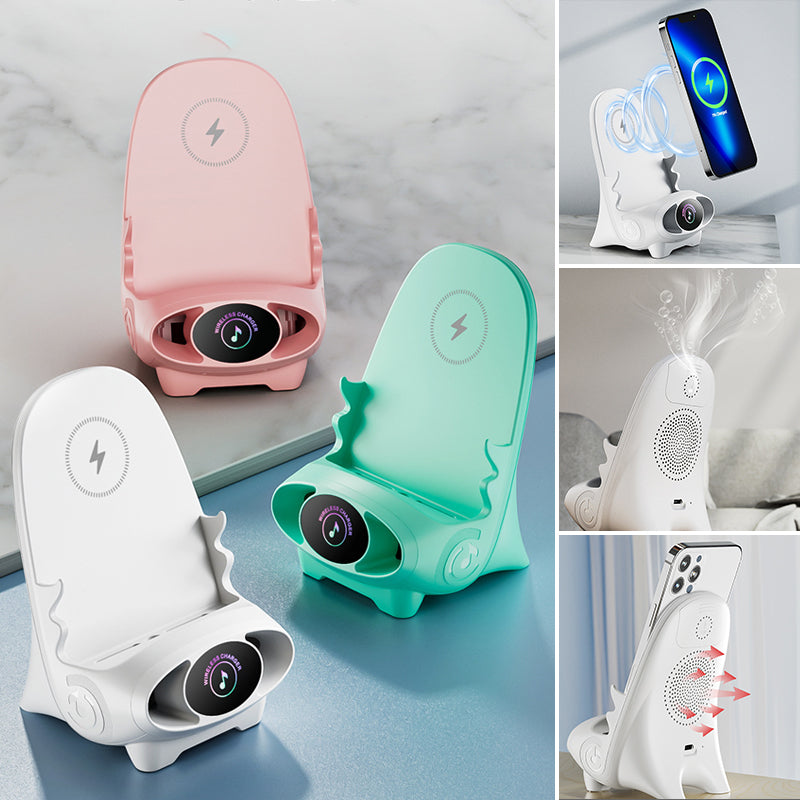 Mini Chair Wireless Fast Charger Multifunctional Phone Holder-1