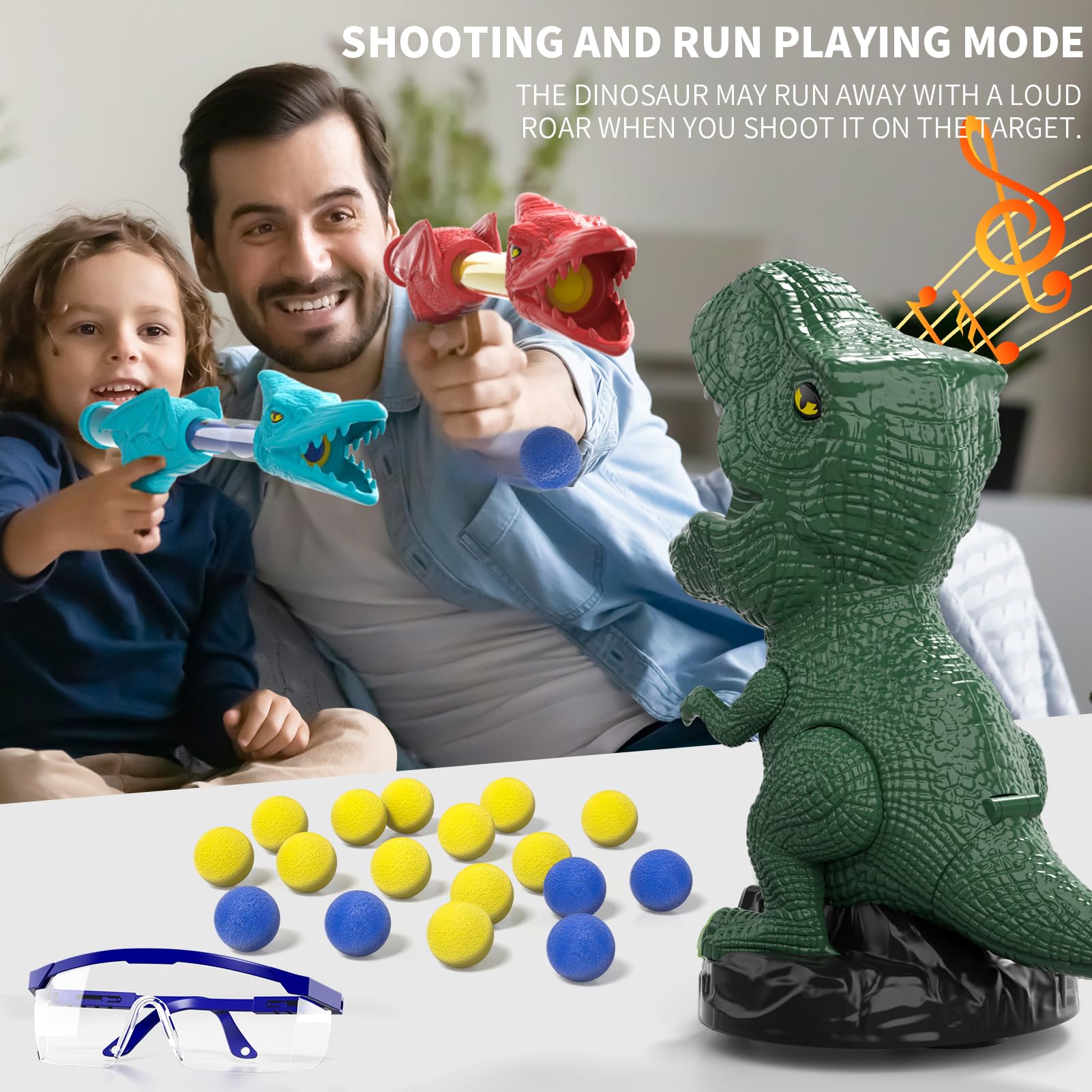 40% OFF🎁New Arrive Dinosaur Shooting Toy Set-6