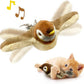 💥Hot Sale 50%OFF😻Realistic Sparrow Cat Toy – Rechargeable Chirping & Flapping Bird🐦