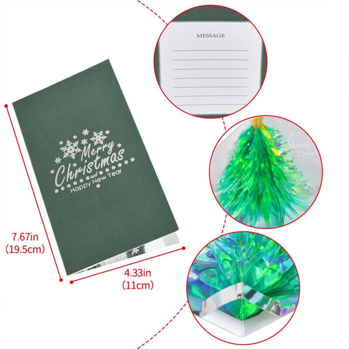 Christmas Tree 3D Pop-up Card-12