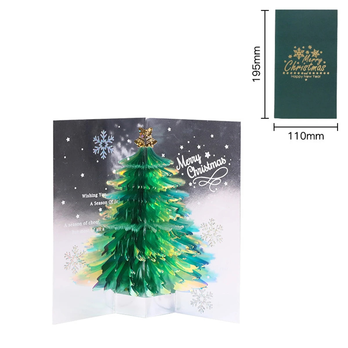 Christmas Tree 3D Pop-up Card-13