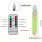 💥CHRISTMAS SALE💥10/12 Pack LED Flameless Taper Candles with Remote & Removable Clips🕯️✨