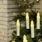💥CHRISTMAS SALE💥10/12 Pack LED Flameless Taper Candles with Remote & Removable Clips🕯️✨