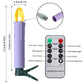 💥CHRISTMAS SALE💥10/12 Pack LED Flameless Taper Candles with Remote & Removable Clips🕯️✨