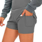 ✨️2025 Hot Sale 50% OFF🥰High Waisted 2-in-1 Yoga Shorts & Side Pockets