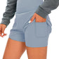 ✨️2025 Hot Sale 50% OFF🥰High Waisted 2-in-1 Yoga Shorts & Side Pockets