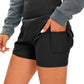 ✨️2025 Hot Sale 50% OFF🥰High Waisted 2-in-1 Yoga Shorts & Side Pockets