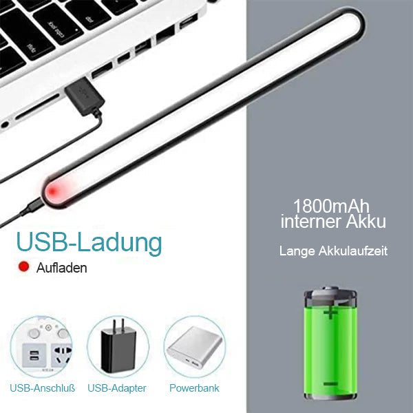 Magnetically rechargeable touch lamp with long battery life-10