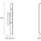 Magnetically rechargeable touch lamp with long battery life-12