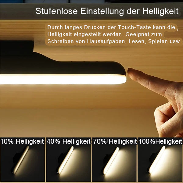Magnetically rechargeable touch lamp with long battery life-1