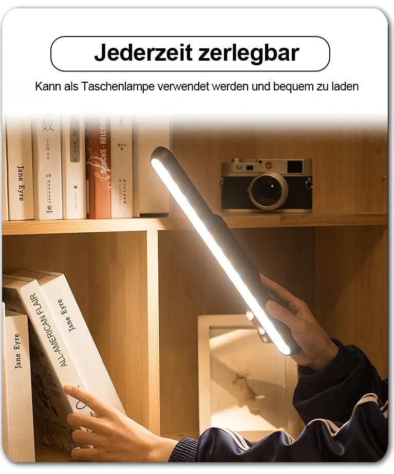 Magnetically rechargeable touch lamp with long battery life-6