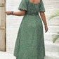 💃Summer Hot Sale 50% OFF💗Plus Size Split Floral Print Boho Maxi Dress