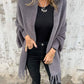 🔥50% OFF🔥Women's Long Sleeve Casual Tassel Shawl Coat
