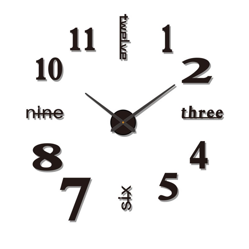 🔥Last Day Promotion 49%OFF🔥 3D Wall Decal Decorative Clock-8