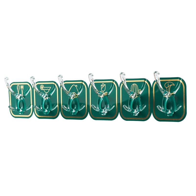 🔥HOT SALE 49% OFF🔥MULTIFUNCTIONAL TRANSPARENT 6 HOOKS-8