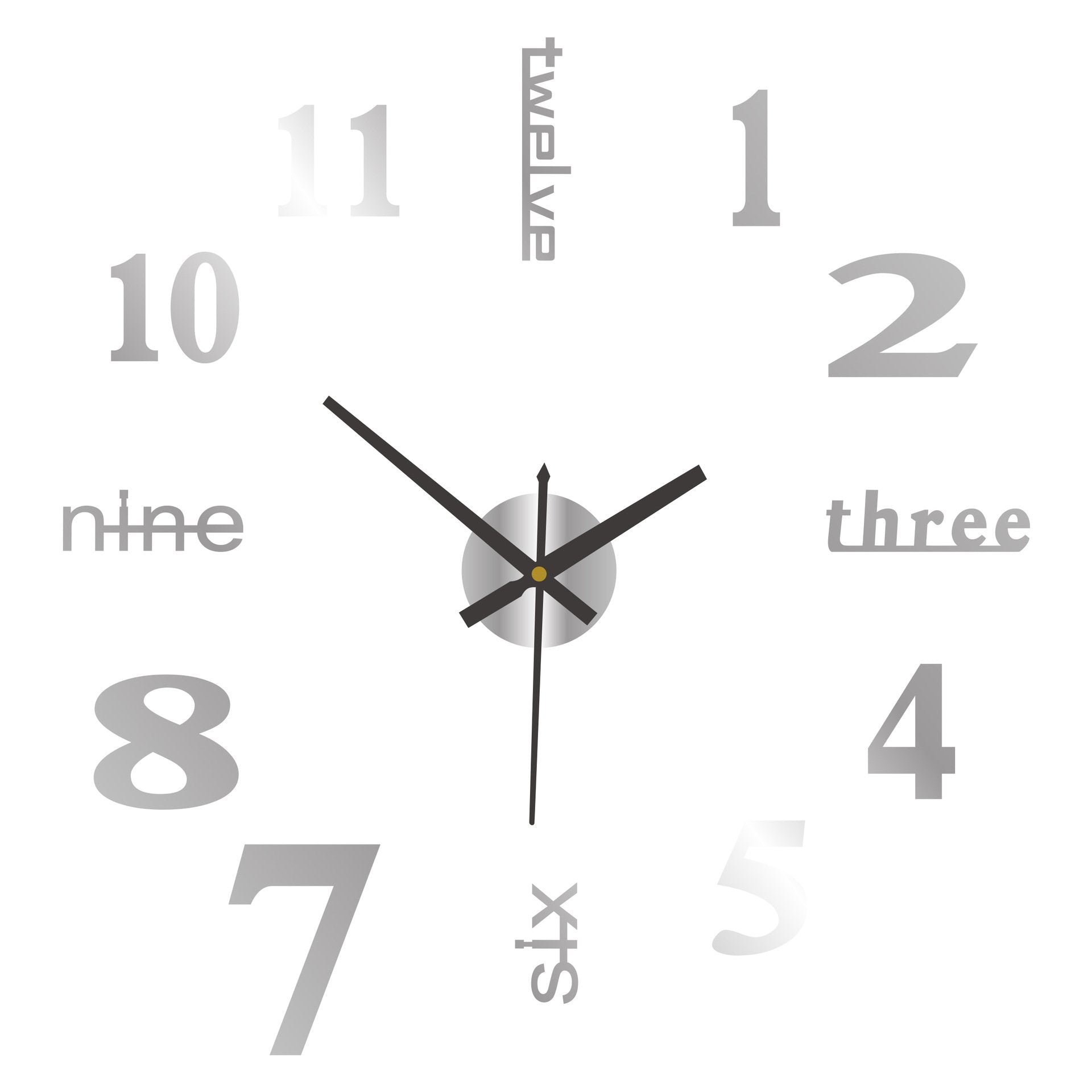 🔥Last Day Promotion 49%OFF🔥 3D Wall Decal Decorative Clock-5