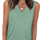 🎁Summer Promotion 50% OFF✨Women's Sleeveless V-Neck Slimming Loose Fit Casual Tank Top