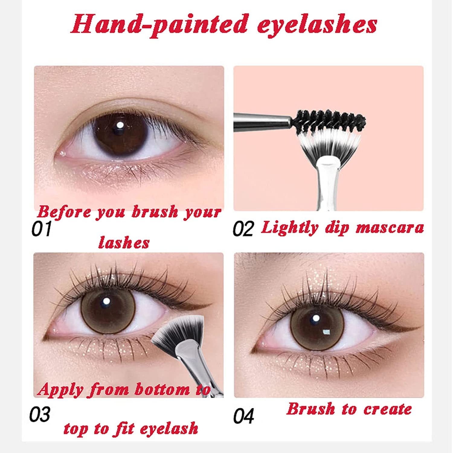 🎁Buy 1 Get 1 Free🔥🔥Folding Angle Scalloped Lash Brush-9