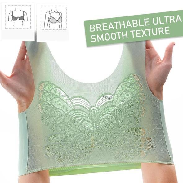 Ice Silk Comfort Plus Size Ultra-thin Bra-5