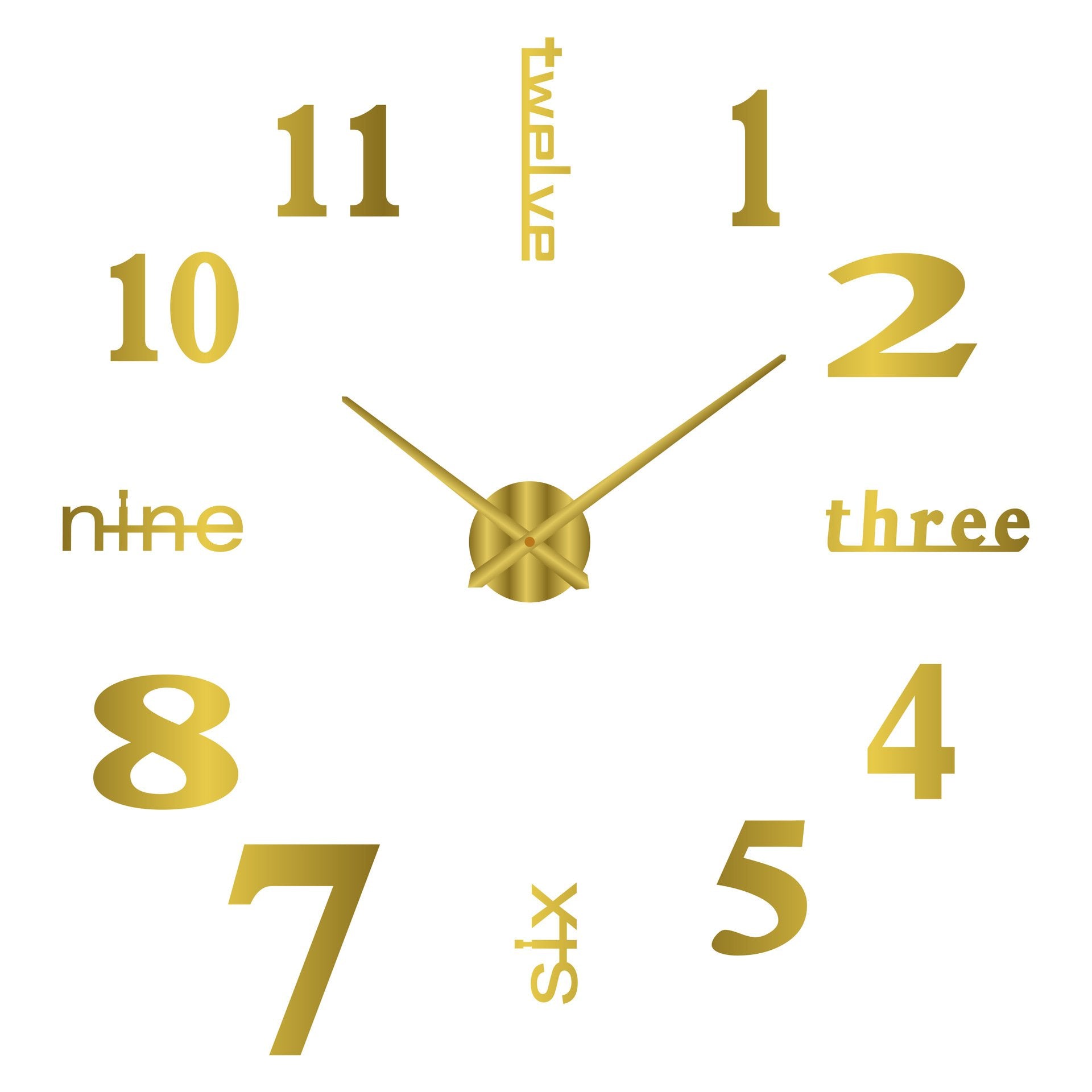 🔥Last Day Promotion 49%OFF🔥 3D Wall Decal Decorative Clock-4