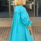 Women's Long Plain Cotton Shirt Jacket