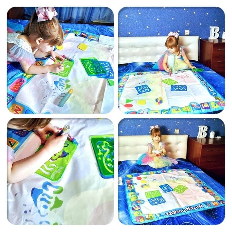 🔥Last Day Promotion 49% OFF - Water Doodle Mat ,Aqua Painting Drawing Mat Mess Free Learning Toy Mat-6
