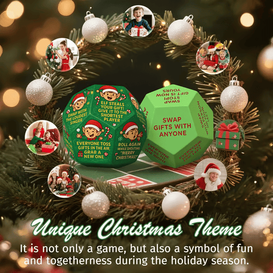 🔥Christmas Sale - Buy 2 Get Free Shipping!!🎁Hilarious Christmas Gift Exchange Party GameDice🎲🎄