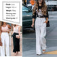 Woman's Casual Full-Length Loose Pants