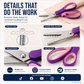 🔥 HALF PRICE — 2026 TOP PICK! 🧵 Pinking Shears – Ergonomic Cushioned Handles, Anti-Rust Steel ✂️ Neat Zigzag Edges, Fray-Free Finish 💕 Great for Sewing, Quilting, Scrapbooking & DIY Projects 🎨