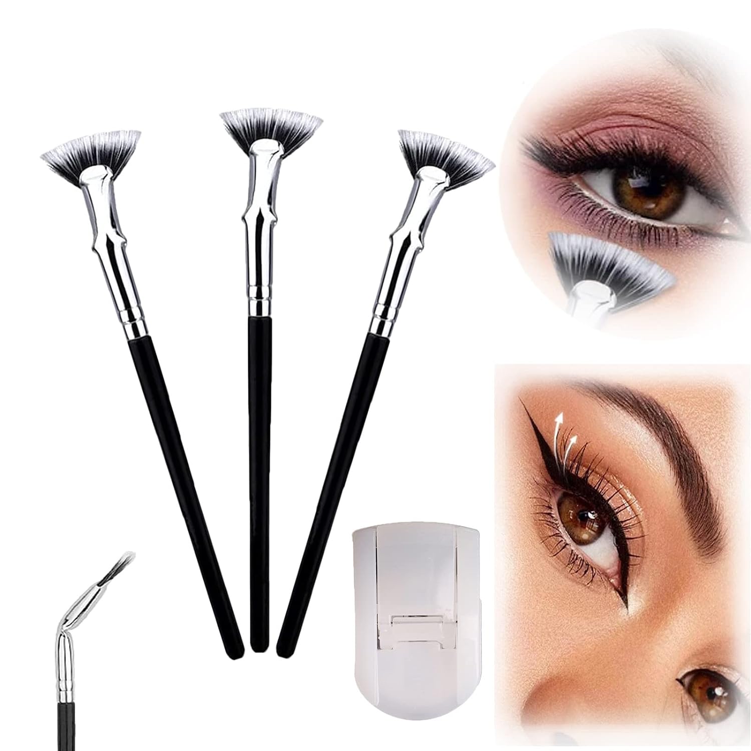 🎁Buy 1 Get 1 Free🔥🔥Folding Angle Scalloped Lash Brush-12