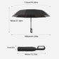 🔥 50% OFF — LIMITED-TIME SALE! ☔ Automatic Folding Umbrella – Windproof 20-Rib Frame, One-Touch Open 💨 Waterproof & UV-Blocking, Compact Fit 🧳 Great for Daily Commute, Travel & All Weather ⛈️