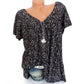 🌸 Spring Fashion Print Short Sleeve – Lightweight Fabric, Vibrant Prints & Casual Fit 👚