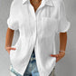 🔥Hot Sale - 50% OFF🔥Collar Casual Buttoned Loose Blouse
