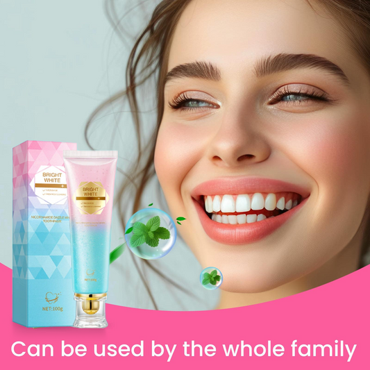 🦷Probiotic Whitening Toothpaste with Nicotinamide – Fluoride-Free, Anti-Plaque, Perfect Father's Day Gift✨