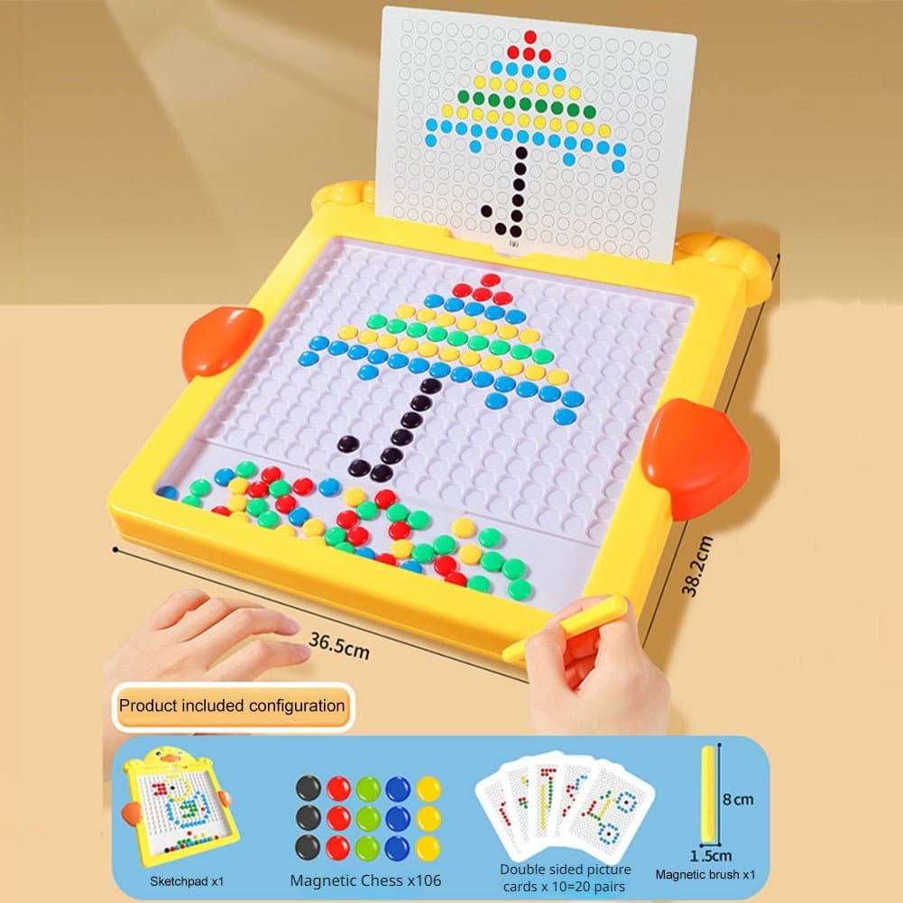 Montessori Magnetic Dots Board-3