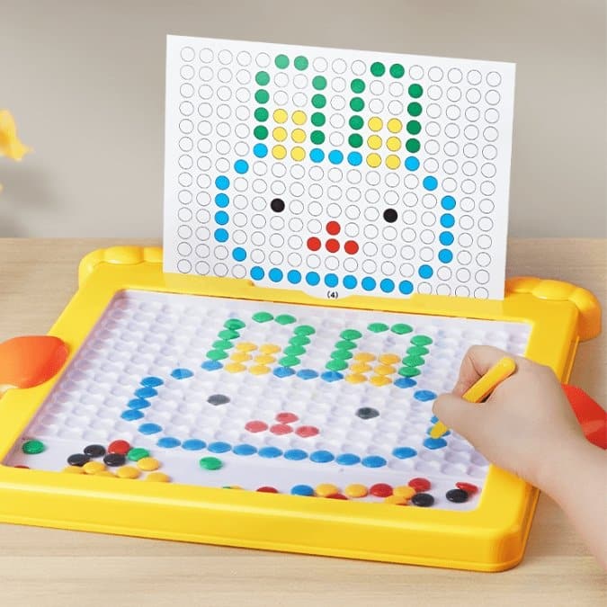 Montessori Magnetic Dots Board-5