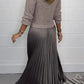 💕Limited Time 55% Off💕Women's Long Sleeve Jumper & Pleated Bottom Dress