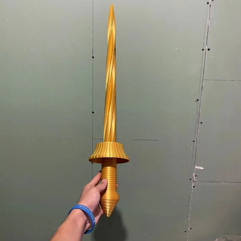 3D Printed Retractable Spiral Sword-11