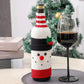 Christmas Decorative Santa Wine Bottle Cover-16