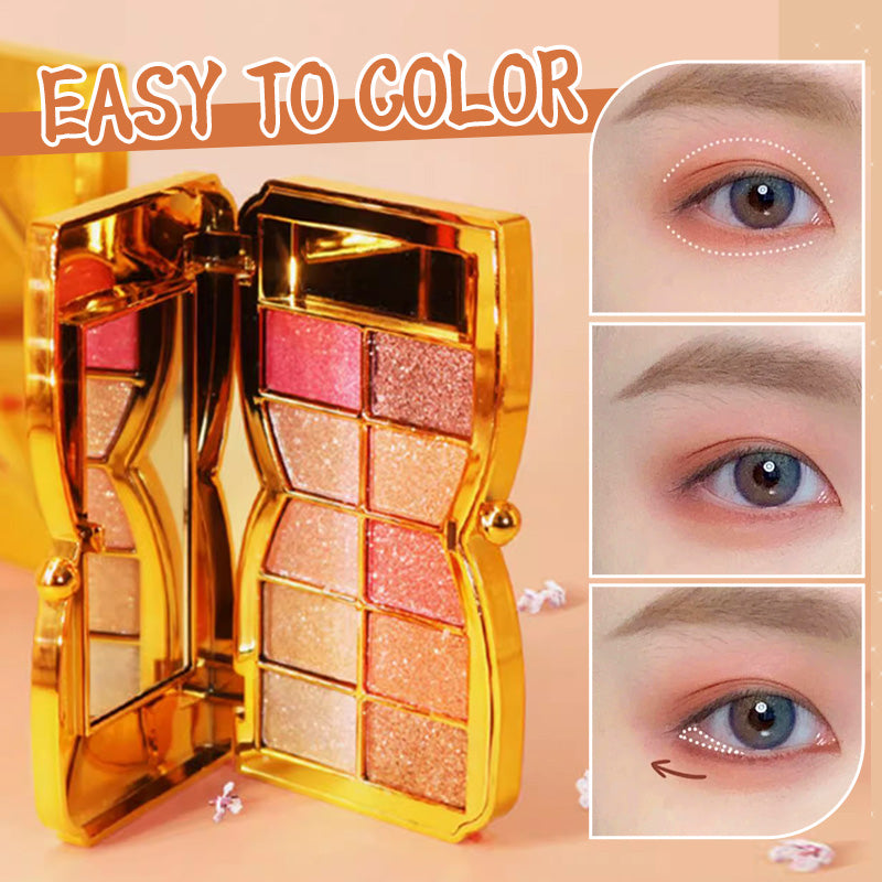 10 Colors Glitter Eye Shadow Palette-5