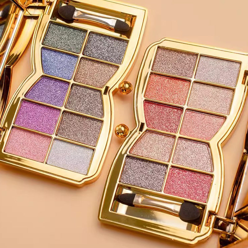 10 Colors Glitter Eye Shadow Palette-4