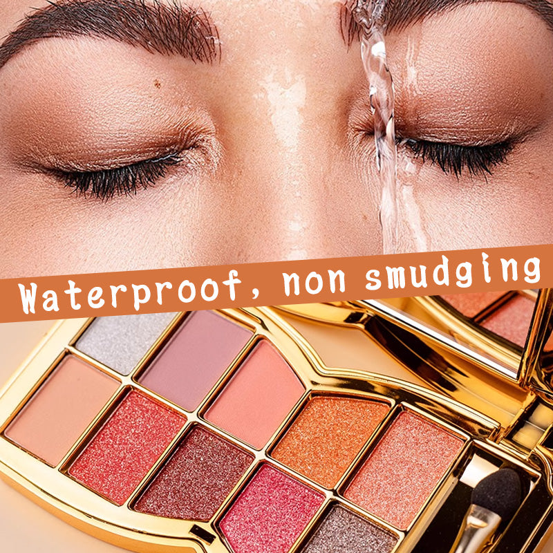 10 Colors Glitter Eye Shadow Palette-3