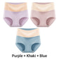 (3pcs) Women's High Waisted 3A Grade Paclitaxel Antibacterial Panties-9