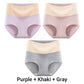 (3pcs) Women's High Waisted 3A Grade Paclitaxel Antibacterial Panties-11