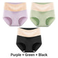 (3pcs) Women's High Waisted 3A Grade Paclitaxel Antibacterial Panties-17