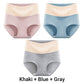 (3pcs) Women's High Waisted 3A Grade Paclitaxel Antibacterial Panties-20