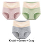 (3pcs) Women's High Waisted 3A Grade Paclitaxel Antibacterial Panties-22