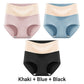 (3pcs) Women's High Waisted 3A Grade Paclitaxel Antibacterial Panties-21